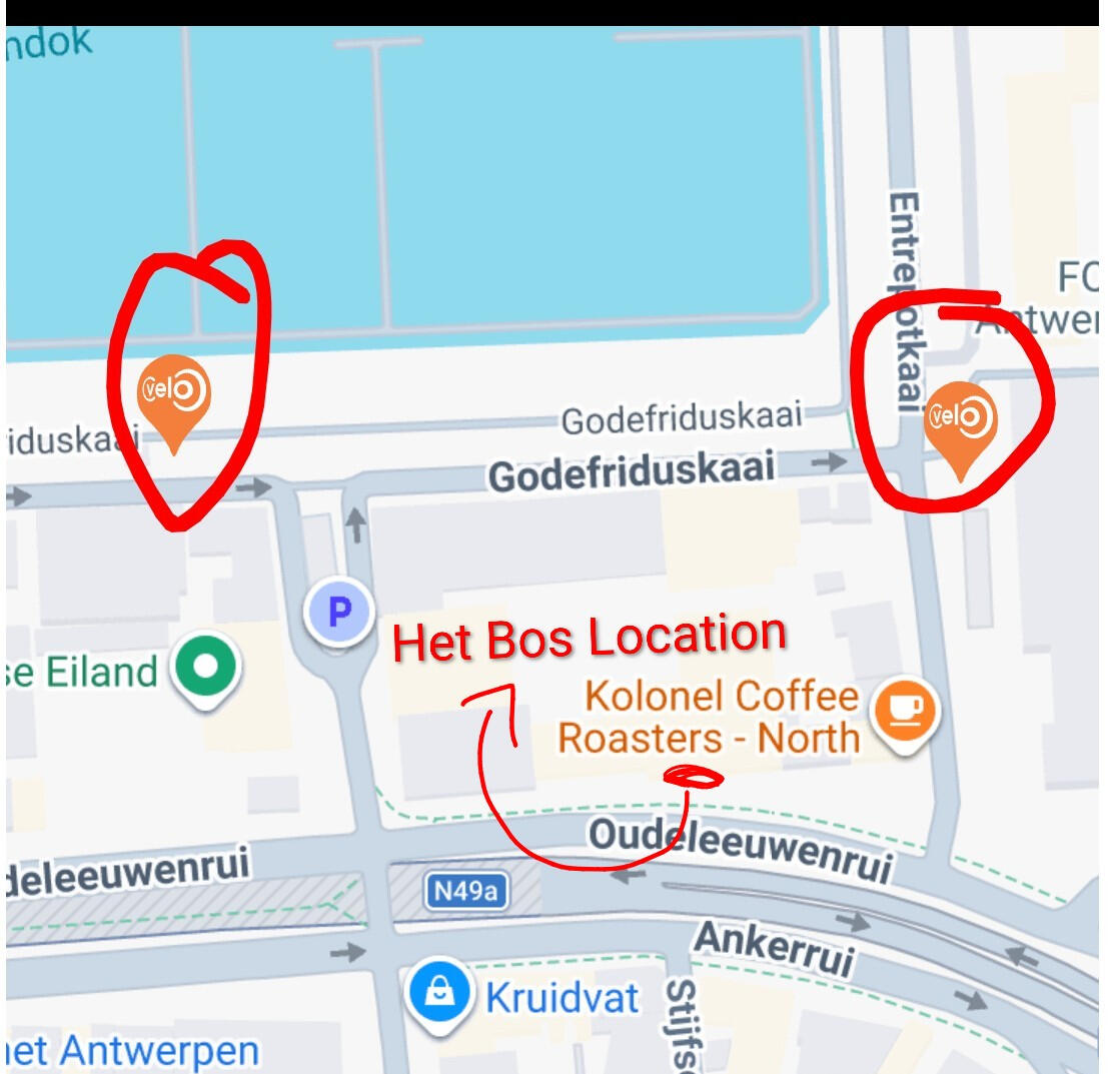 Velo Stations on Map